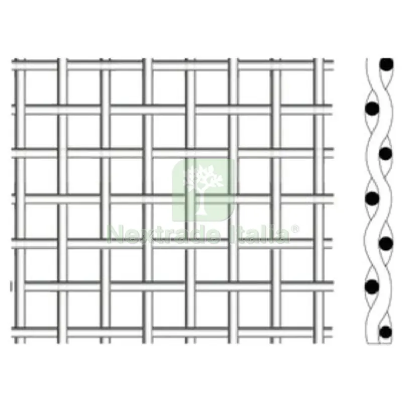 Rete Tessuta Zincata a Caldo MM 1X1 F.MM 0,63 L.MT 10 H.CM 50 — Reti ornamentali e da giardino — rif. FERX.VIR5156200 Rete Tessuta Zincata a Caldo MM 1X1 F.MM 0,63 L.MT 10 H.CM 50 — Reti ornamentali e da giardino — rif. FERX.VIR5156200