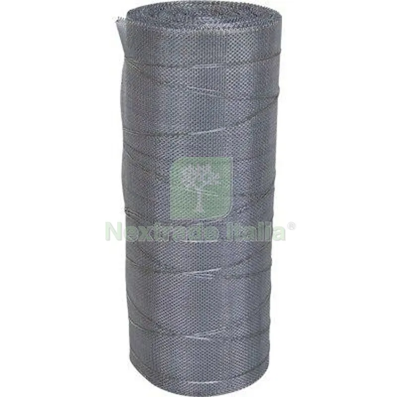 RETE TESSUTA ZINCATA A CALDO MM 1X1 F.MM 0,63 L.MT 10 H.CM 60 — Reti ornamentali e da giardino — rif. FERX.VIR5156201