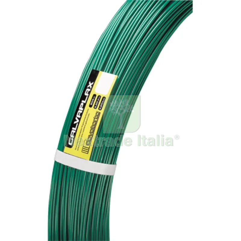 33KG Filo Plasticato Galvaplax Cavatorta a Peso N° 14=MM 2,2/2,6 Mt/Kg 30,90 Ø Mm 2,2x2,6 — Reti e recinzioni — rif. FERX.VIR5364414 33KG Filo Plasticato Galvaplax Cavatorta a Peso N° 14=MM 2,2/2,6 Mt/Kg 30,90 Ø Mm 2,2x2,6 — Reti e recinzioni — rif. FERX.VIR5364414
