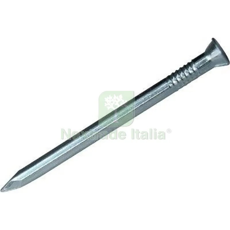 Chiodo Testa Piana Antinfortunistico Stars Zincato Gambo Rigato CF=KG 2,5 MM 3,7X60 — Chiodi e graffe — rif. FERX.VIR5550981 Chiodo Testa Piana Antinfortunistico Stars Zincato Gambo Rigato CF=KG 2,5 MM 3,7X60 — Chiodi e graffe — rif. FERX.VIR5550981
