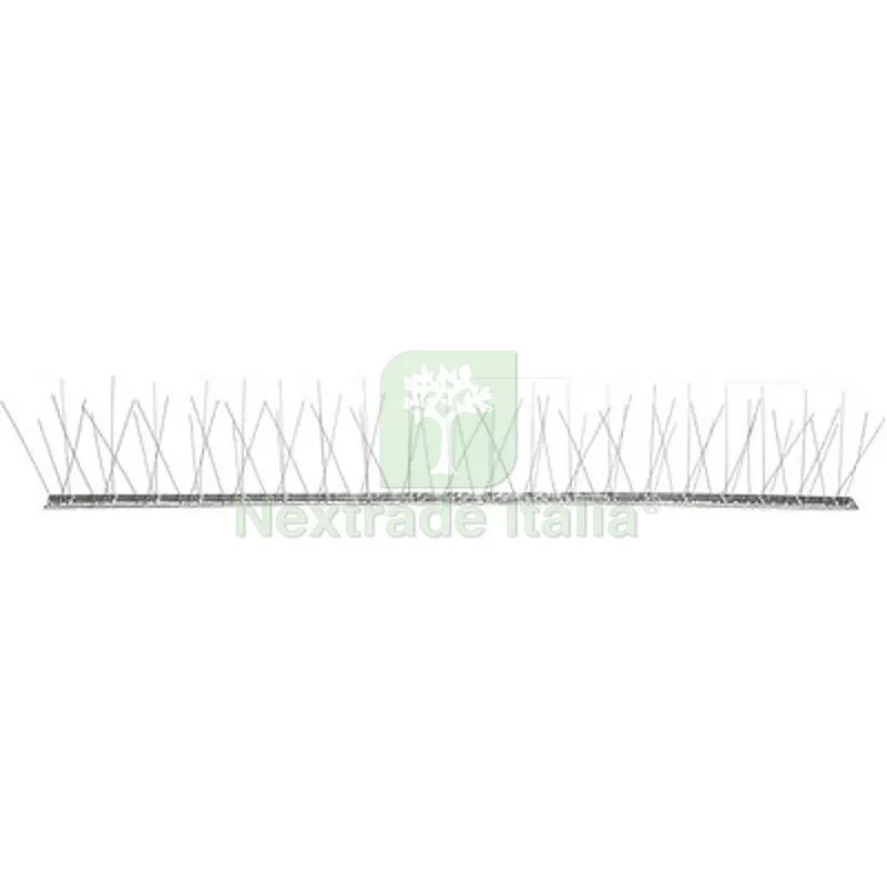25PZ Dissuasore Volatili a Spilli Inox Tricolore 80 Punte H.CM 11,5 Base CM 100X2,9 — Punte, frese e dischi — rif. FERX.VIR5920965 25PZ Dissuasore Volatili a Spilli Inox Tricolore 80 Punte H.CM 11,5 Base CM 100X2,9 — Punte, frese e dischi — rif. FERX.VIR5920965