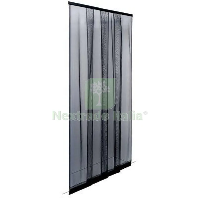 ZANZARIERA PORTA ECCO STRIP A STRISCE IRS POLIESTERE NERO CM 140 H.CM 250 CM 140x250 Colore Nero — Tende e zanzariere — rif. FERX.VIR5933122