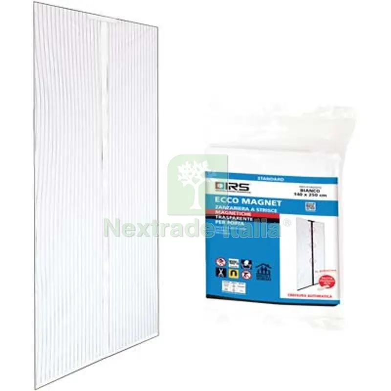 Zanzariera Porta Ecco Magnet IRS Poliestere Bianco Pannelli 2 CM 140 H.CM 240 CM 140x240 Colore Bianco — Tende e zanzariere — rif. FERX.VIR5933127 Zanzariera Porta Ecco Magnet IRS Poliestere Bianco Pannelli 2 CM 140 H.CM 240 CM 140x240 Colore Bianco — Tende e zanzariere — rif. FERX.VIR5933127