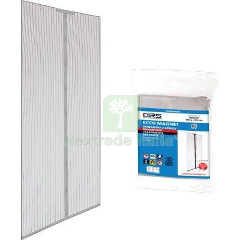 Zanzariera Porta Ecco Magnet IRS Poliestere Grigio Pannelli 2 CM 140 H.CM 240 CM 140x240 Colore Grigio — Tende e zanzariere — rif. FERX.VIR5933142 Zanzariera Porta Ecco Magnet IRS Poliestere Grigio Pannelli 2 CM 140 H.CM 240 CM 140x240 Colore Grigio — Tende e zanzariere — rif. FERX.VIR5933142