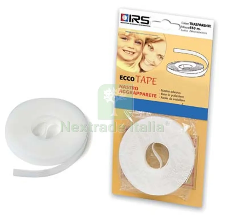 2PZ Nastro Aggrappa Zanzariera Clarissa Tape Self IRS Adesivo Bianco ML 5 x Rete Fibra Colore Bianco L MT 5 — Tende e zanzariere — rif. FERX.VIR5933276 2PZ Nastro Aggrappa Zanzariera Clarissa Tape Self IRS Adesivo Bianco ML 5 x Rete Fibra Colore Bianco L MT 5 — Tende e zanzariere — rif. FERX.VIR5933276