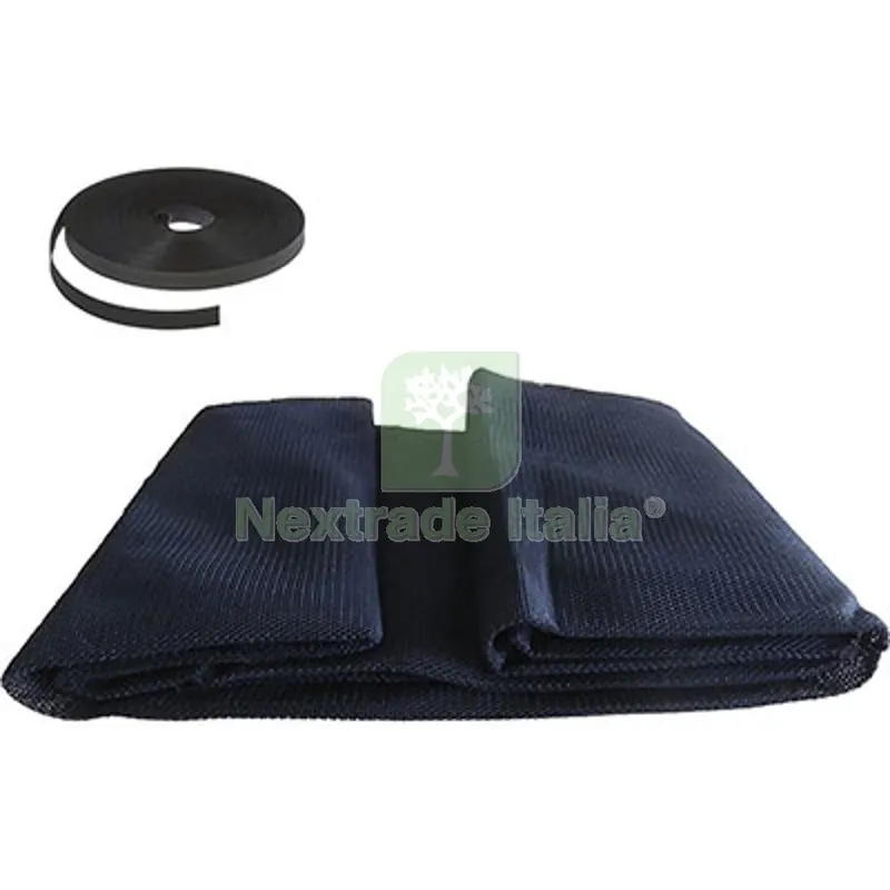 5PZ ZANZARIERA FINESTRA A STRAPPO EFFE POLIESTERE NERO CM 150 H.CM 180 CM 150x180 Colore Nero — Tende e zanzariere — rif. FERX.VIR5933363