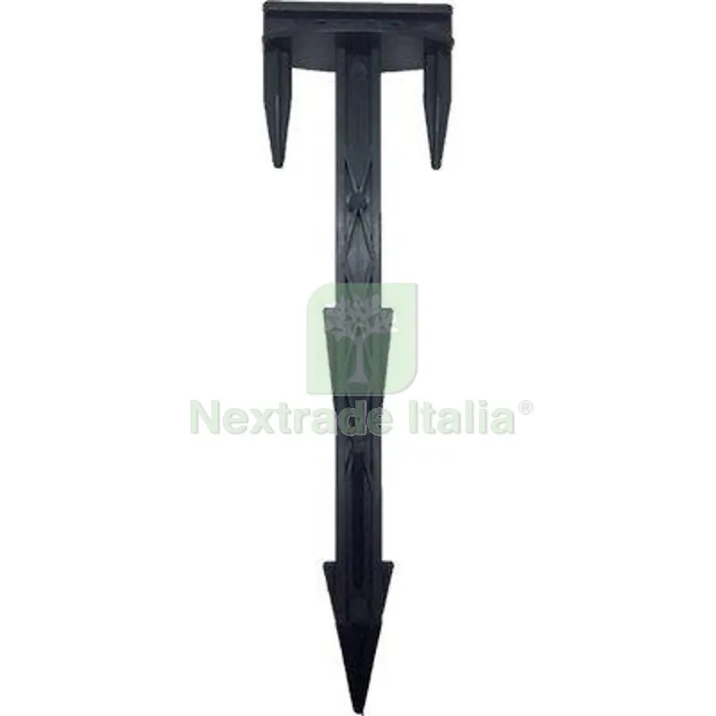 Picchetto Chiodo Blocca Telo Stars PA Nero Dentato MM 45X25 H.CM 16,5 CF=PZ 100 MM 54x165 — Chiodi e graffe — rif. FERX.VIR5952906