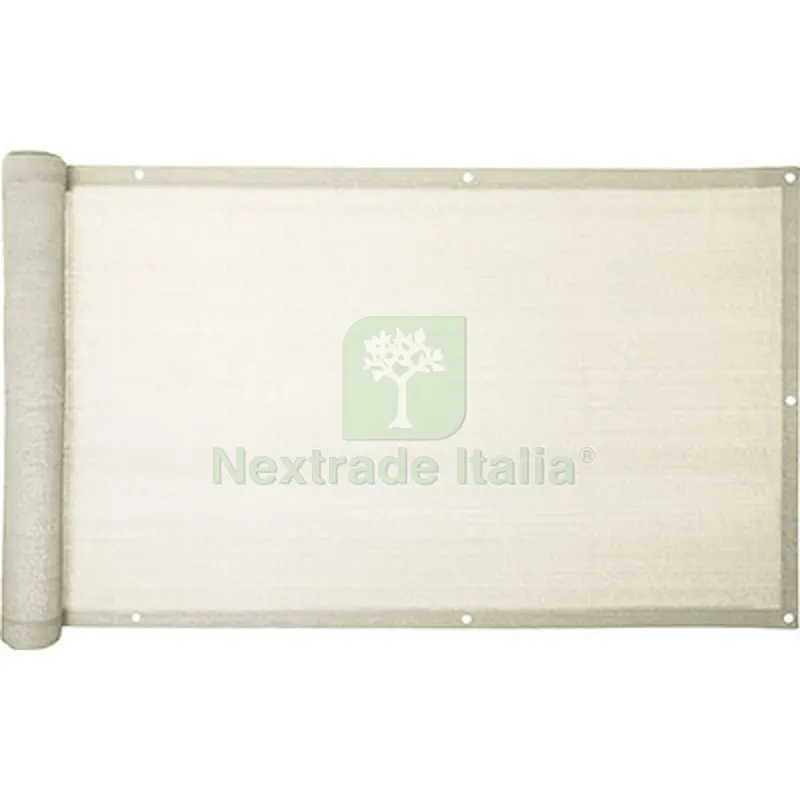 Telo Balcone Frangivista Stars PE Ecru GR/MQ 160 H.CM 90 L.MT 3 + Polieco Colore Bianco — Arelle e frangivista — rif. FERX.VIR5953928 Telo Balcone Frangivista Stars PE Ecru GR/MQ 160 H.CM 90 L.MT 3 + Polieco Colore Bianco — Arelle e frangivista — rif. FERX.VIR5953928