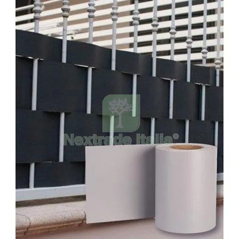 Fascia Coprente Ringhiere Effe PVC Grigio Chiaro H.CM 19 MT 35 + 20 Clips — Accessori recinzione — rif. FERX.VIR5953942 Fascia Coprente Ringhiere Effe PVC Grigio Chiaro H.CM 19 MT 35 + 20 Clips — Accessori recinzione — rif. FERX.VIR5953942
