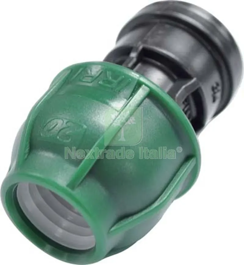 10PZ MANICOTTO A COMPRESSIONE FILETTO FEMMINA PN10 MM 25X1/2F DIAMETRO MMXPOLLICI 25x1/2" — Tubi e raccordi — rif. FERX.VIR6060110