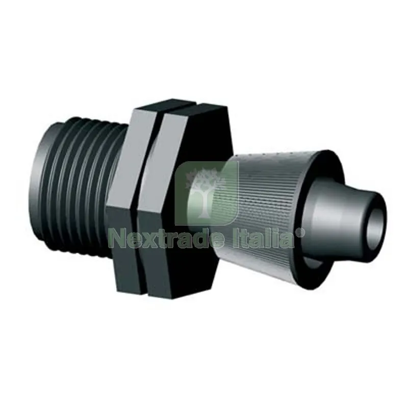 100PZ MANICOTTO FILETTO MASCHIO TUBO GOCCIOLANTE IRRITEC MM 16X1/2M DIAMETRO MMXPOLLICI 16x1/2" — Tubi e raccordi — rif. FERX.VIR6064216 100PZ MANICOTTO FILETTO MASCHIO TUBO GOCCIOLANTE IRRITEC MM 16X1/2M DIAMETRO MMXPOLLICI 16x1/2" — Tubi e raccordi — rif. FERX.VIR6064216
