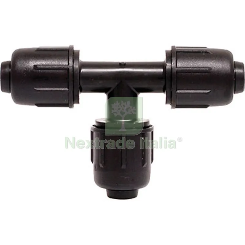 30PZ TEE A COMPRESSIONE PN4 MM 16X16X16 — Irrigazione — rif. FERX.VIR6064356 30PZ TEE A COMPRESSIONE PN4 MM 16X16X16 — Irrigazione — rif. FERX.VIR6064356