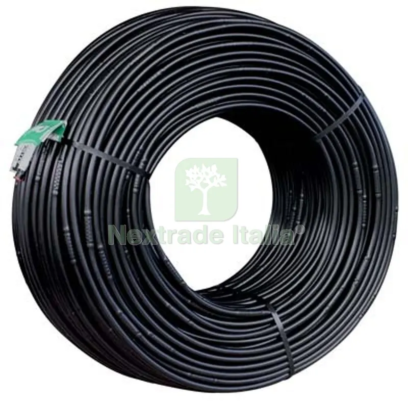 TUBO GOCCIOLANTE FORI 3 PN NERO LT/H 2 MM 16 PASSO CM 30 MT 200 CA — Tubi e raccordi — rif. FERX.VIR6066316 TUBO GOCCIOLANTE FORI 3 PN NERO LT/H 2 MM 16 PASSO CM 30 MT 200 CA — Tubi e raccordi — rif. FERX.VIR6066316