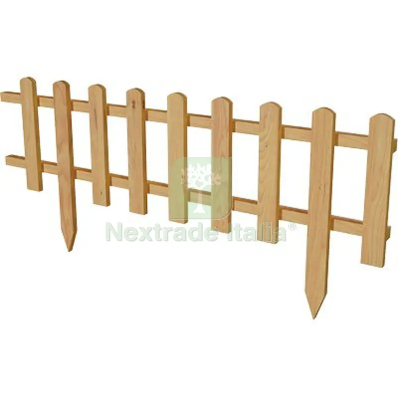 5PZ BORDURA AIUOLA CLASSIC LEGNO EURO PINO IMPREGNATO CM 120 H.CM 40/65 CM 120x45/65 — Recinzioni in legno — rif. FERX.VIR6107578