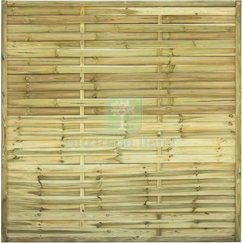 PANNELLO FRANGIVENTO/FRANGIVISTA LEGNO EURO PINO IMPREGNATO CORNICE MM 45X30 CM 180X180 — Recinzioni in legno — rif. FERX.VIR6107591