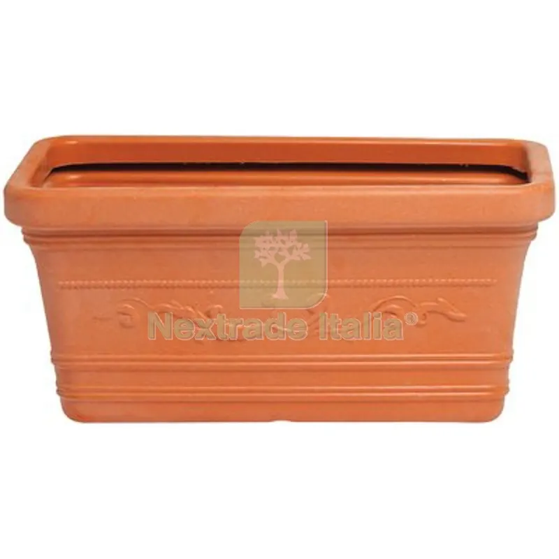 Fioriera Festonata Prestige Resina Terracotta CM 60X33 H.CM 29 CM 60x33x29 — Vasi e fioriere — rif. FERX.VIR6109551 Fioriera Festonata Prestige Resina Terracotta CM 60X33 H.CM 29 CM 60x33x29 — Vasi e fioriere — rif. FERX.VIR6109551