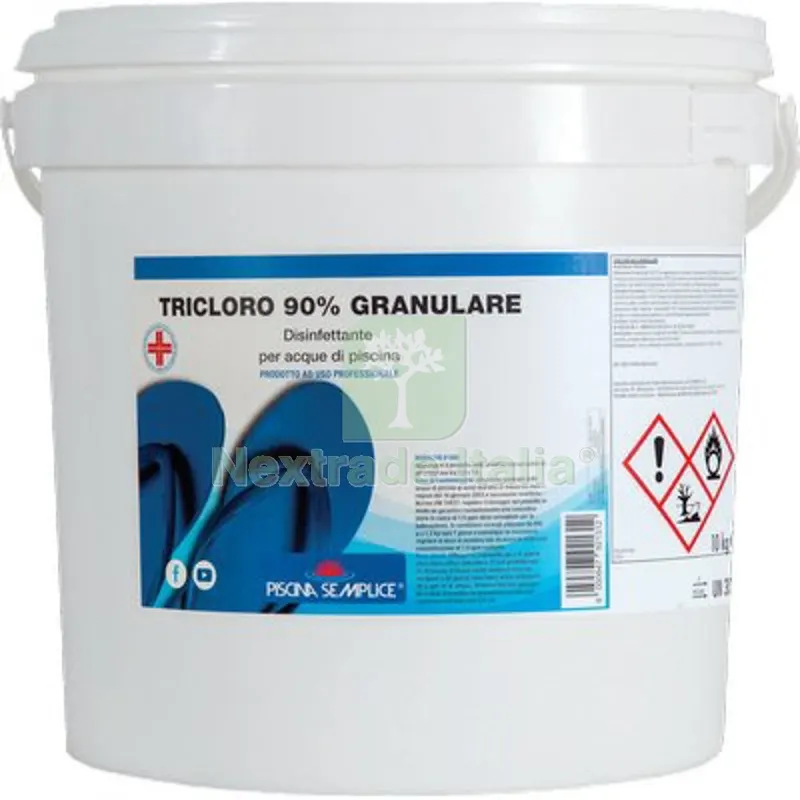 TRICLORO X PISCINA GRANULARE LAPI POLVERE KG 10 — Trattamento acqua piscina — rif. FERX.VIR6110216 TRICLORO X PISCINA GRANULARE LAPI POLVERE KG 10 — Trattamento acqua piscina — rif. FERX.VIR6110216