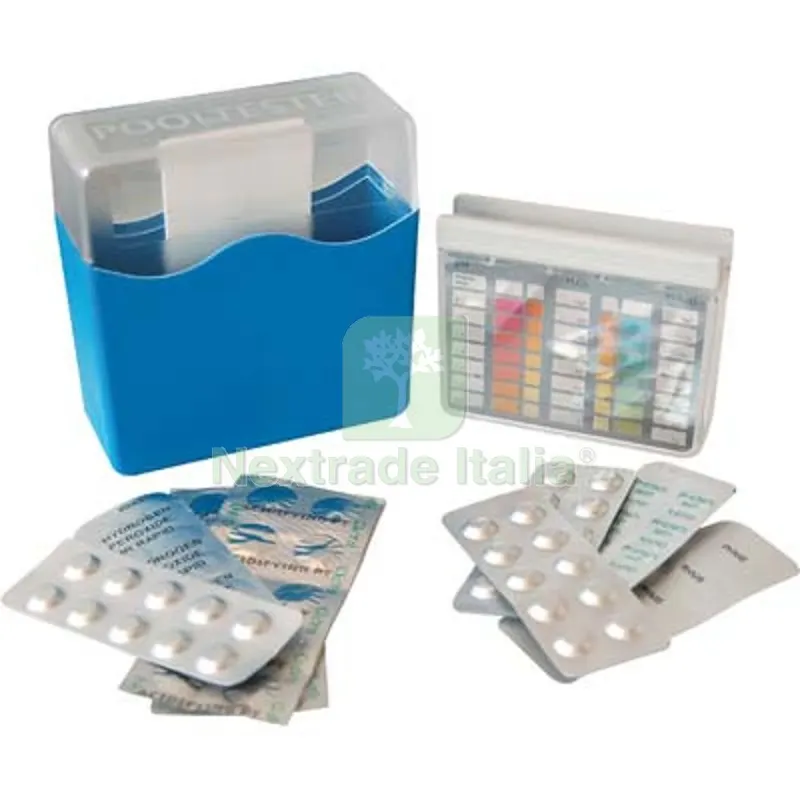 Test Analisi PH + Ossigeno x Piscina CF=TEST + Pastiglie 2X10 — Tempo libero outdoor — rif. FERX.VIR6110229 Test Analisi PH + Ossigeno x Piscina CF=TEST + Pastiglie 2X10 — Tempo libero outdoor — rif. FERX.VIR6110229