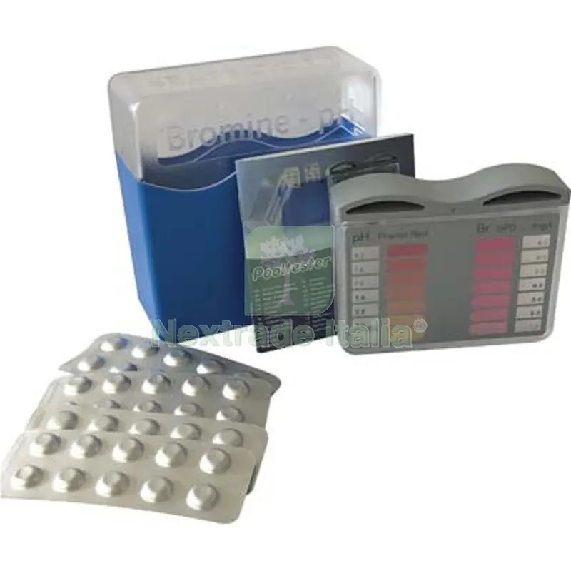 Test Analisi PH + Bromo x Piscina CF=TEST + Pastiglie 2X10 — Tempo libero outdoor — rif. FERX.VIR6110230