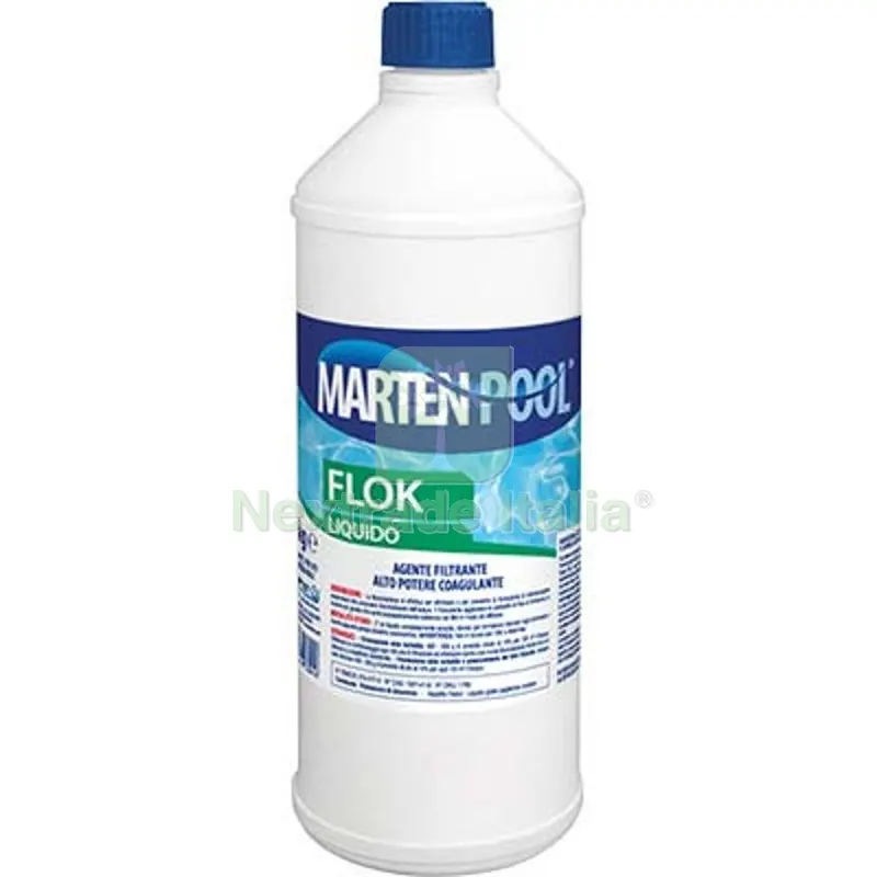 6PZ Flocculante x Piscina Marten Liquido KG 1 — Trattamento acqua piscina — rif. FERX.VIR6110258