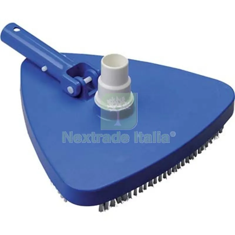 Spazzola Piscina Aspirante Triangolare Domus Attacco MM 28 Tubo MM 32/38 CM 30x30x30 — Tempo libero outdoor — rif. FERX.VIR6110355