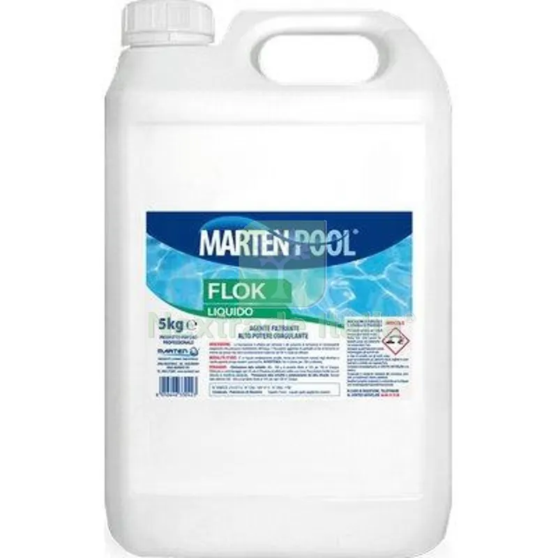 Flocculante x Piscina Marten Liquido KG 5 — Trattamento acqua piscina — rif. FERX.VIR6110539