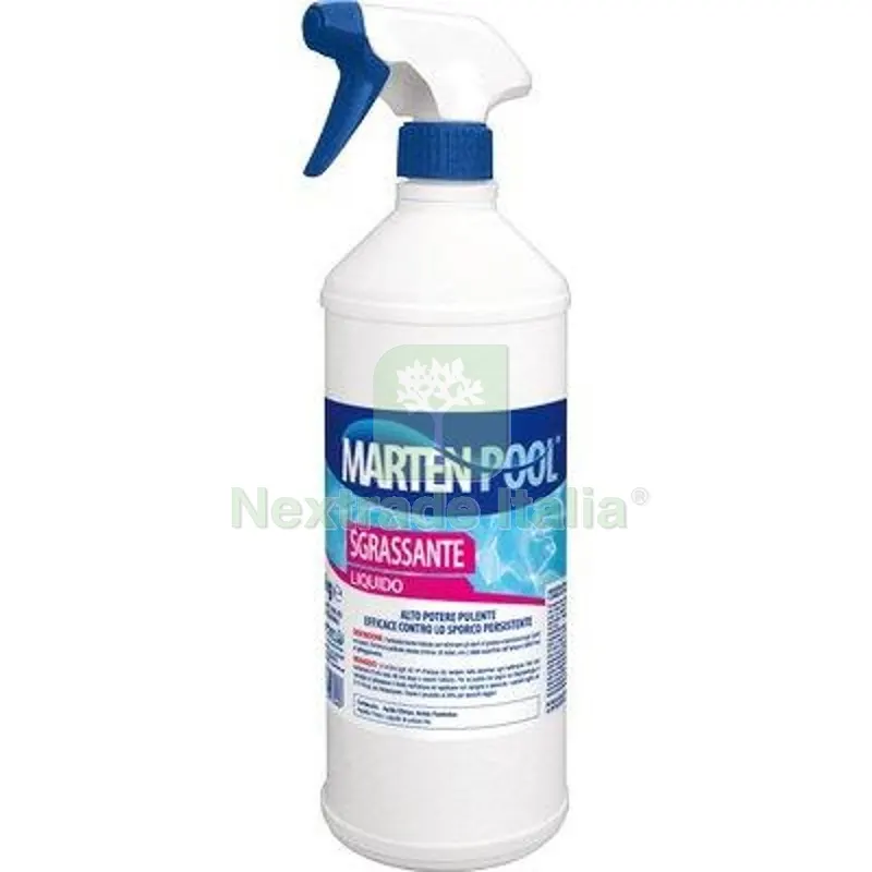 6PZ Sgrassante x Piscina Marten Liquido LT 1 + Spruzzino KG 1 — Sgrassanti e detergenti pittura — rif. FERX.VIR6110541