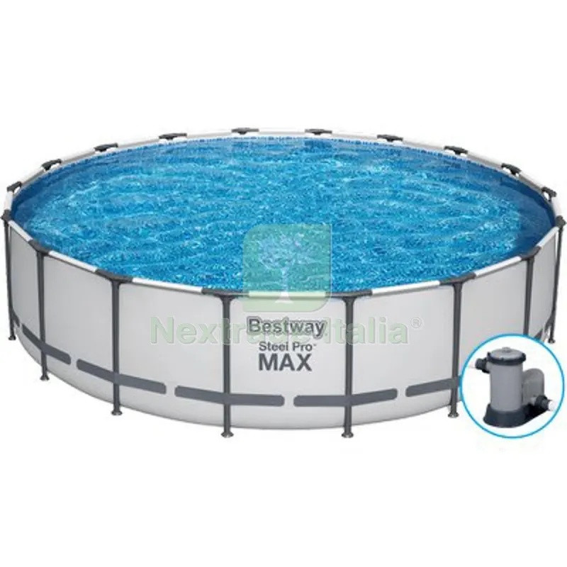 Piscina Steel Pro Max 56462 Bestway Filtro LT/H 5.678 CM 549 H.CM 122 CM 549x122 — Tempo libero outdoor — rif. FERX.VIR6110729 Piscina Steel Pro Max 56462 Bestway Filtro LT/H 5.678 CM 549 H.CM 122 CM 549x122 — Tempo libero outdoor — rif. FERX.VIR6110729