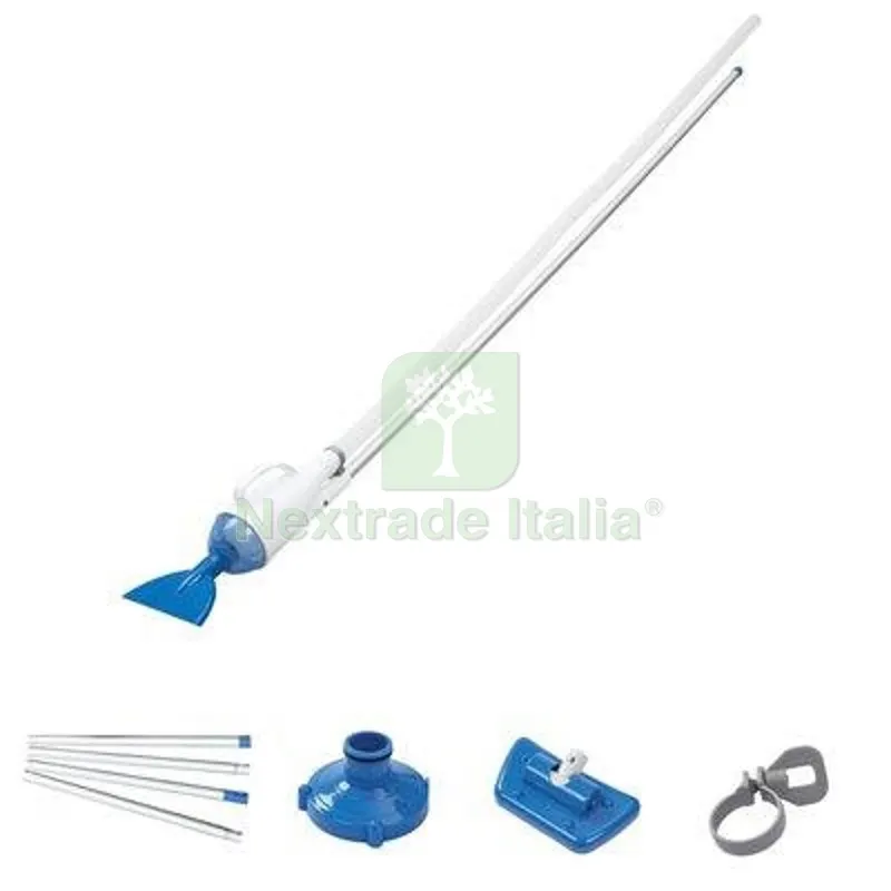 Kit Pulizia Piscina Aquacrawl 58212 Bestway Doppia Scopa + Manico + Adattatori — Tempo libero outdoor — rif. FERX.VIR6110968 Kit Pulizia Piscina Aquacrawl 58212 Bestway Doppia Scopa + Manico + Adattatori — Tempo libero outdoor — rif. FERX.VIR6110968