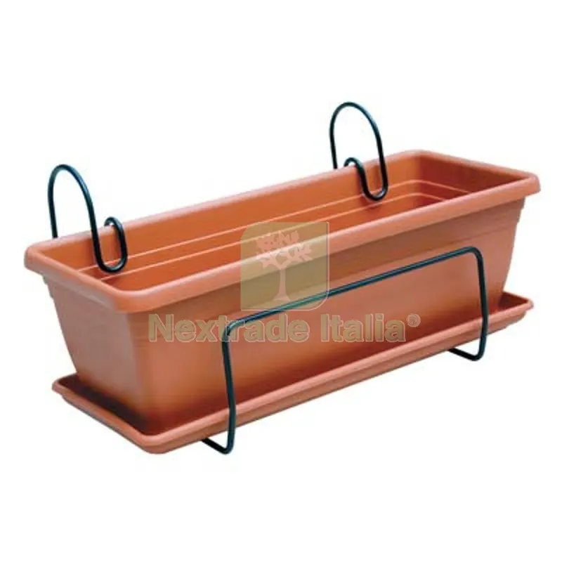 CASSETTA + SOTTOCASSETTA IRIS + BALCONIERA ICS PP TERRACOTTA CM 50X20 H.CM 16 CM 50x20x16 — Vasi e fioriere — rif. FERX.VIR6120415 CASSETTA + SOTTOCASSETTA IRIS + BALCONIERA ICS PP TERRACOTTA CM 50X20 H.CM 16 CM 50x20x16 — Vasi e fioriere — rif. FERX.VIR6120415