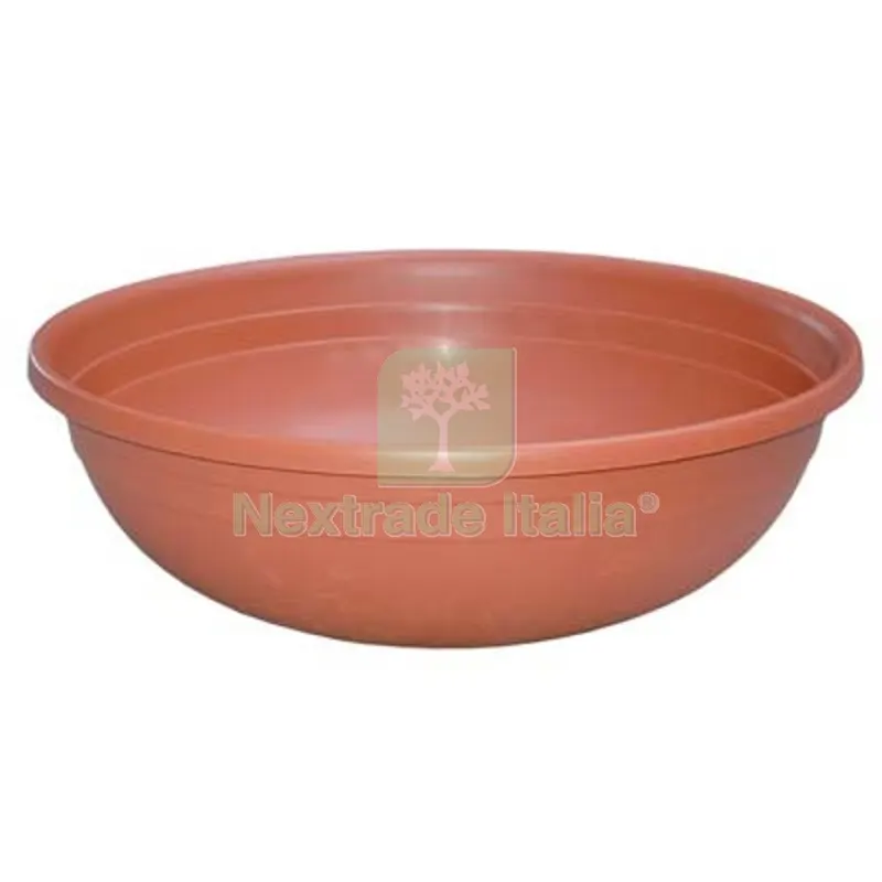 CIOTOLA CLIVIA ICS PP TERRACOTTA CM 80 H.CM 25 CM 80x25 SOTTOVASO 80 — Vasi e fioriere — rif. FERX.VIR6120780