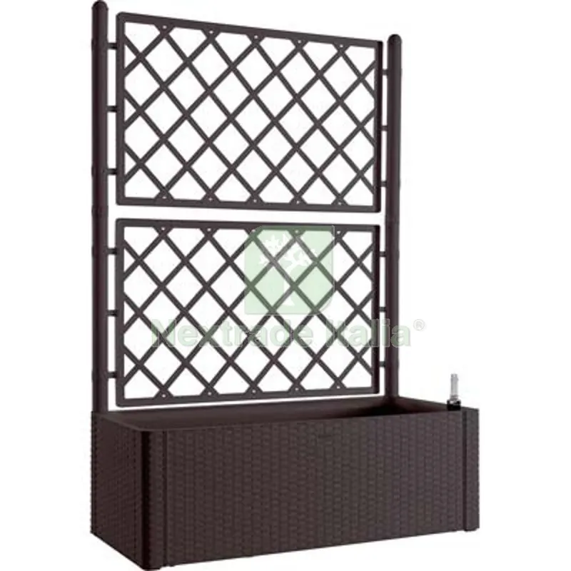 Fioriera + Grigliato Natural Deluxe Stefanplast PP Rattan Moka CM 100X43 H.CM 142 CM 100x43x142 Colore Moka — Vasi e fioriere — rif. FERX.VIR6130075 Fioriera + Grigliato Natural Deluxe Stefanplast PP Rattan Moka CM 100X43 H.CM 142 CM 100x43x142 Colore Moka — Vasi e fioriere — rif. FERX.VIR6130075