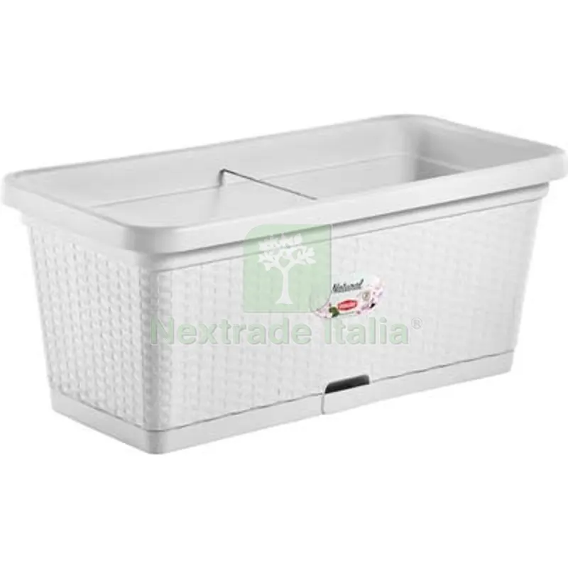 Cassetta + Riserva + Ruote Natural Stefanplast PP Rattan Bianco CM 80X40 H.CM 34 CM 80x40x34 Colore Bianco — Casalinghi e organizzazione — rif. FERX.VIR6130080 Cassetta + Riserva + Ruote Natural Stefanplast PP Rattan Bianco CM 80X40 H.CM 34 CM 80x40x34 Colore Bianco — Casalinghi e organizzazione — rif. FERX.VIR6130080