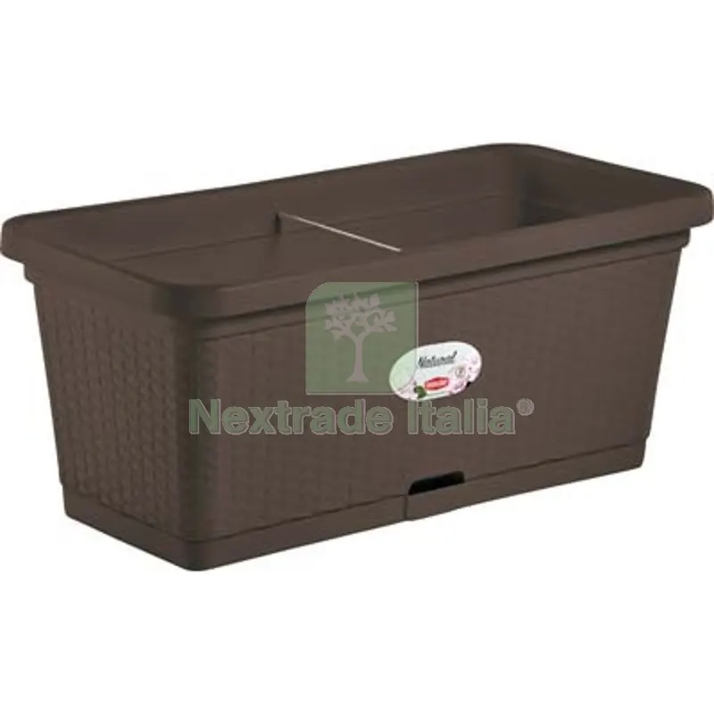 Cassetta + Riserva + Ruote Natural Stefanplast PP Rattan Moka CM 80X40 H.CM 34 CM 80x40x34 Colore Moka — Casalinghi e organizzazione — rif. FERX.VIR6130081 Cassetta + Riserva + Ruote Natural Stefanplast PP Rattan Moka CM 80X40 H.CM 34 CM 80x40x34 Colore Moka — Casalinghi e organizzazione — rif. FERX.VIR6130081