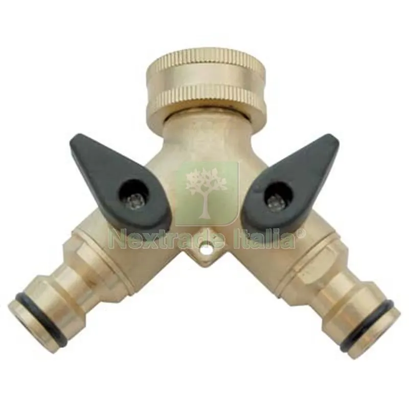 PRESA A RUBINETTO OTTONE 2 INNESTI RAPIDI STARS 3/4F DIAMETRO POLLICI 3/4" — Rubinetti e valvole — rif. FERX.VIR6131121
