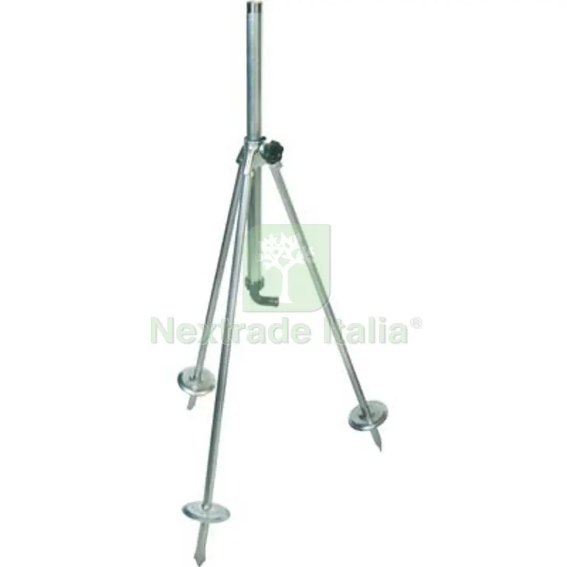 BASE TRIPODE X IRRIGATORE ACCIAIO ZINCATO 3/4M+PORTAGOMMA H.CM 80 DIAMETRO POLLICI 3/4" — Tubi e raccordi — rif. FERX.VIR6163004 BASE TRIPODE X IRRIGATORE ACCIAIO ZINCATO 3/4M+PORTAGOMMA H.CM 80 DIAMETRO POLLICI 3/4" — Tubi e raccordi — rif. FERX.VIR6163004