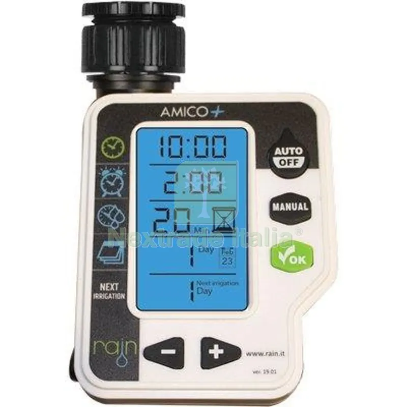 Centralina Irrigazione Amico +1 Rain Innesto Rapido 3/4F 2XSTILO AA Volt 1,5 — Irrigazione — rif. FERX.VIR6180039