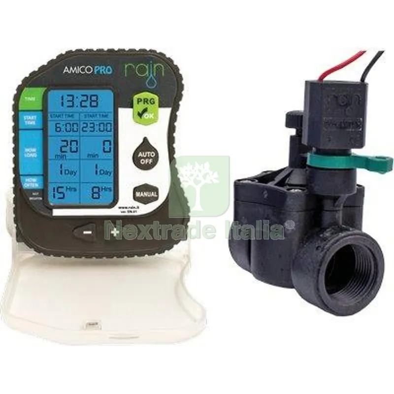 Centralina Irrigazione Amico Pro Rain Kit x Esterno Zone 1+ELETTR. 1" 2XSTILO AA Volt 1,5 Stazioni 1 — Irrigazione — rif. FERX.VIR6180045