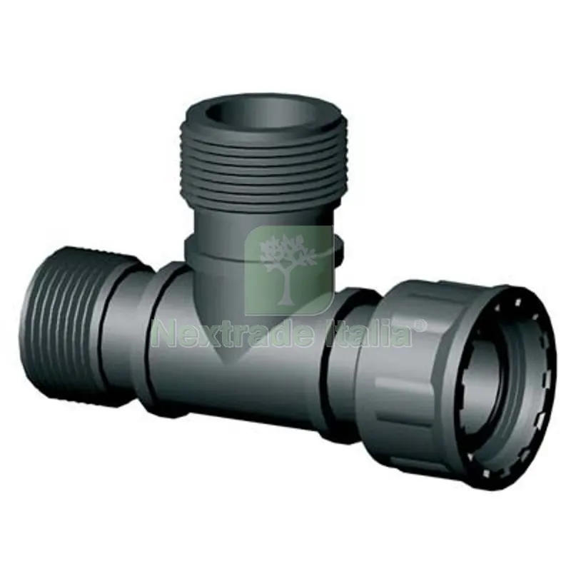 10PZ TEE MMF FASTSYSTEM 1"MMF DIAMETRO POLLICI 1" — Irrigazione — rif. FERX.VIR6181600