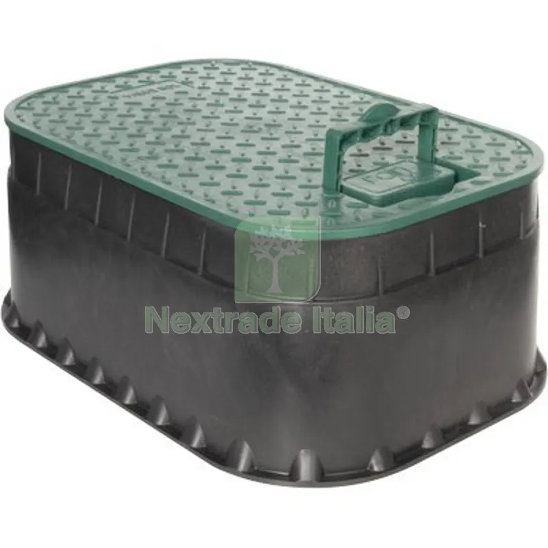 Pozzetto Irrigazione AD Interrare PZR 115 MM 385X555 H.MM 180 MM 385x555x180 Mod 115 — Irrigazione — rif. FERX.VIR6184548 Pozzetto Irrigazione AD Interrare PZR 115 MM 385X555 H.MM 180 MM 385x555x180 Mod 115 — Irrigazione — rif. FERX.VIR6184548