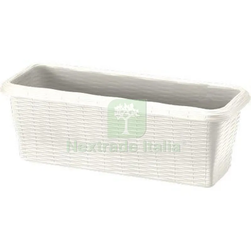 FIORIERA PAGLIA NORMAL BAMA PP PANNA CM 50X20 H.CM 17,5 — Vasi e fioriere — rif. FERX.VIR6200163 FIORIERA PAGLIA NORMAL BAMA PP PANNA CM 50X20 H.CM 17,5 — Vasi e fioriere — rif. FERX.VIR6200163