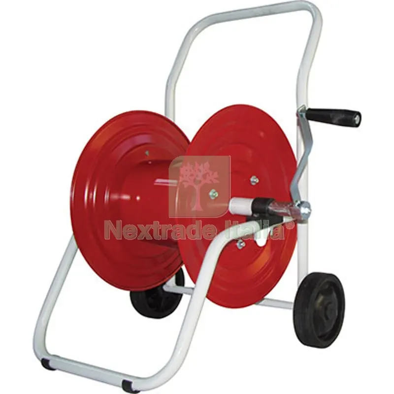 Avvolgitubo Irrigazione Carrellato Strong Acciaio Vern Ruote PLT x Tubo 1/2 MT 50 Diametro Pollici 1/2" — Irrigazione — rif. FERX.VIR6220630 Avvolgitubo Irrigazione Carrellato Strong Acciaio Vern Ruote PLT x Tubo 1/2 MT 50 Diametro Pollici 1/2" — Irrigazione — rif. FERX.VIR6220630