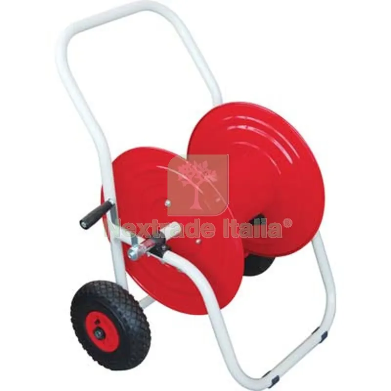 Avvolgitubo Irrigazione Carrellato Professional Acciaio Vern Ruote Pneum x Tubo 3/4 MT 70 Diametro Pollici 3/4" — Irrigazione — rif. FERX.VIR6220631