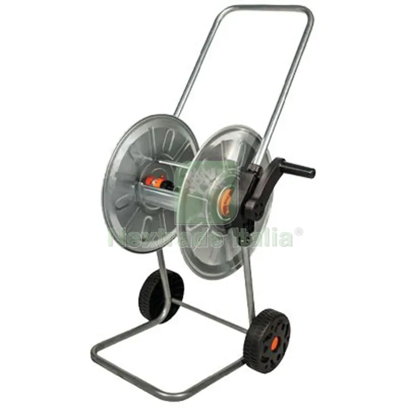 Avvolgitubo Irrigazione Carrellato Agrati Acciaio Zincato Ruote PLT x Tubo 1/2 MT 50 Diametro Pollici 1/2" — Irrigazione — rif. FERX.VIR6220637