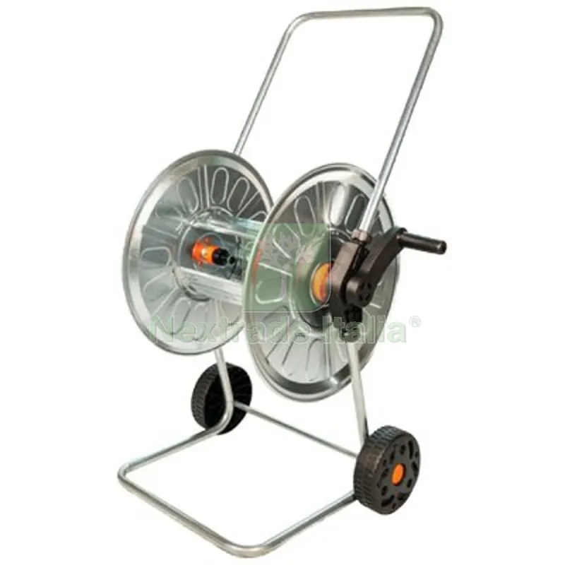 Avvolgitubo Irrigazione Carrellato Agrati Acciaio Zincato Ruote PLT x Tubo 1/2 MT 80 Diametro Pollici 1/2" — Irrigazione — rif. FERX.VIR6220639