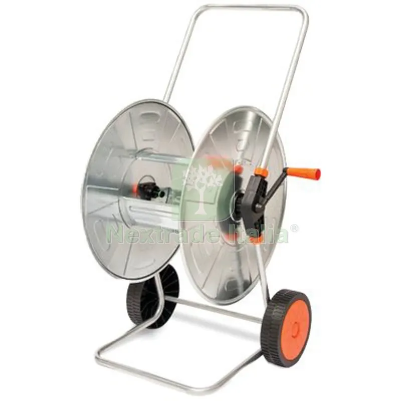 Avvolgitubo Irrigazione Carrellato Agrati Acciaio Zincato Ruote PLT x Tubo 1/2 MT 110 Diametro Pollici 1/2" — Irrigazione — rif. FERX.VIR6220641