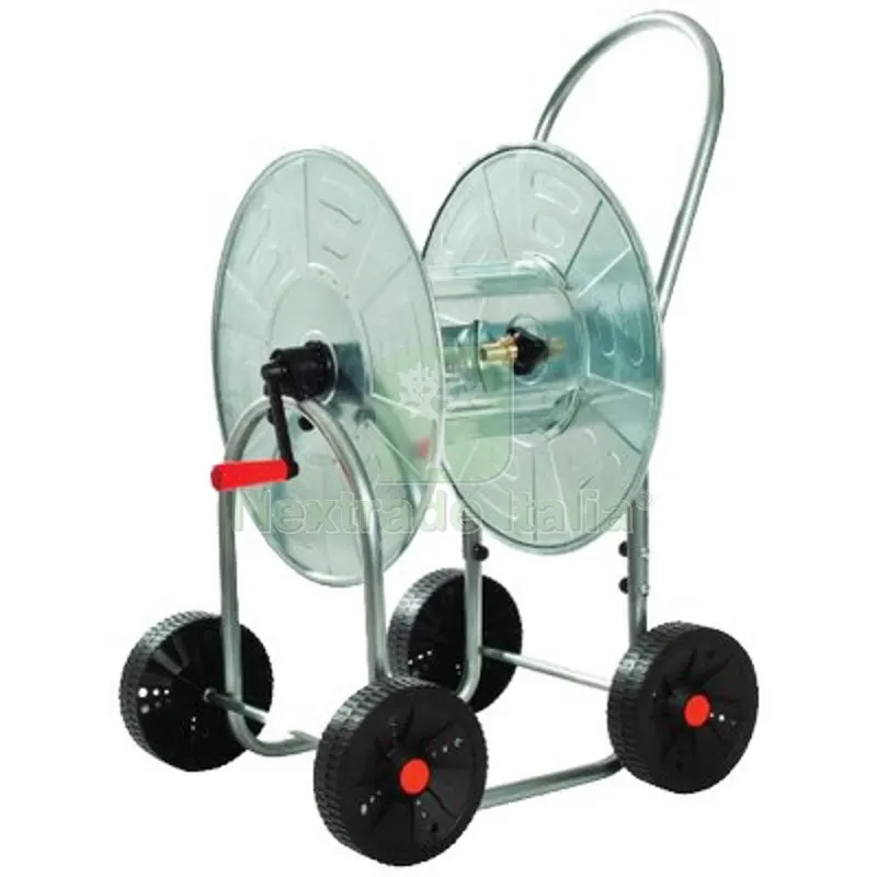 Avvolgitubo Irrigazione Carrellato Agrati Acciaio Zincato 4 Ruote PLT x Tubo 3/4 MT 80 Diametro Pollici 3/4" — Irrigazione — rif. FERX.VIR6220642 Avvolgitubo Irrigazione Carrellato Agrati Acciaio Zincato 4 Ruote PLT x Tubo 3/4 MT 80 Diametro Pollici 3/4" — Irrigazione — rif. FERX.VIR6220642