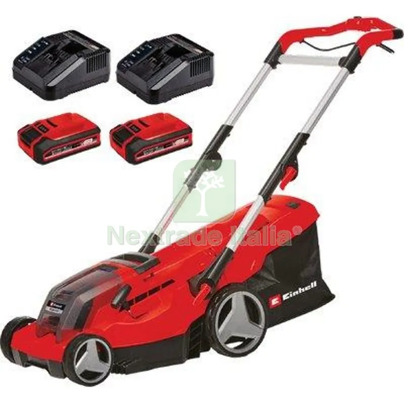 RASAERBA BATTERIA RASARRO 36/36 EINHELL VOLT 18X2 AH 3 X-CHANGE CM 36 LT 45 Volt 18+18 — Attrezzi da giardino a motore — rif. FERX.VIR6225892