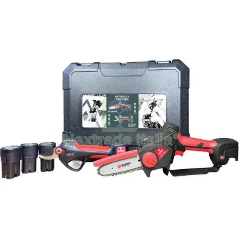 Kit Forbice PS23-35 + Mini Sega CS23-05A Bluebird Volt 16,8X3 AH 2,5 + Valigetta — Attrezzi da giardino — rif. FERX.VIR6227642