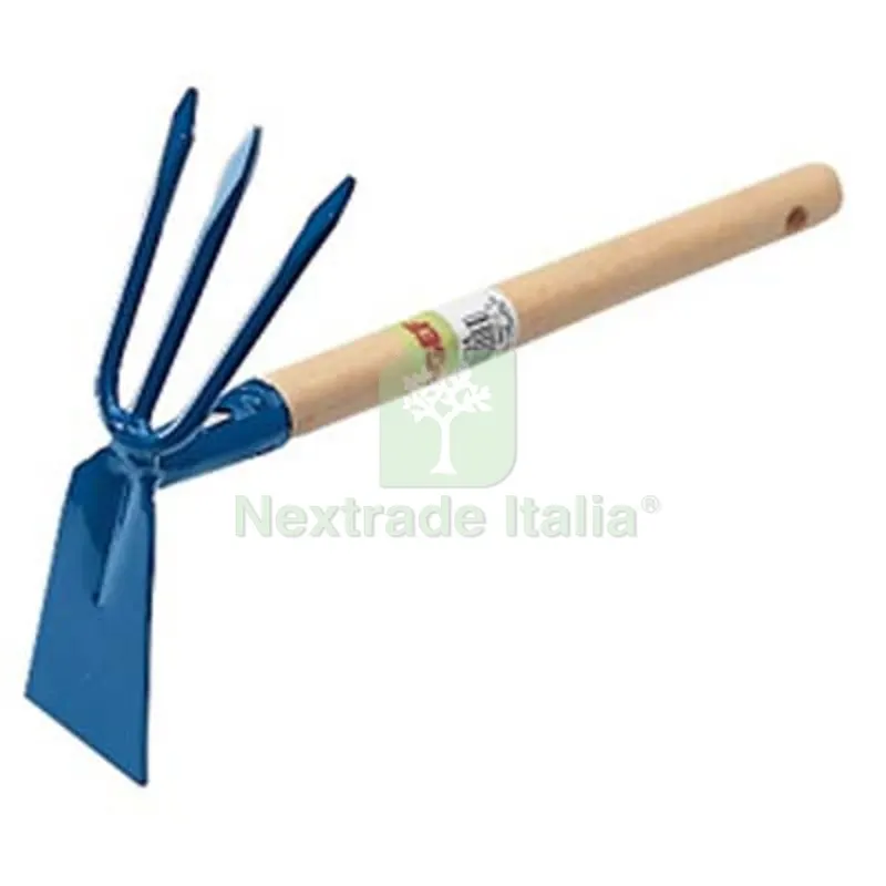 12PZ Zappetta Quadro Tridente Agef Acciaio Vern/Faggio CM 29 CM 5,5x18x29 — Attrezzi da giardino — rif. FERX.VIR6239806
